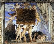 Inscription with Putti Andrea Mantegna